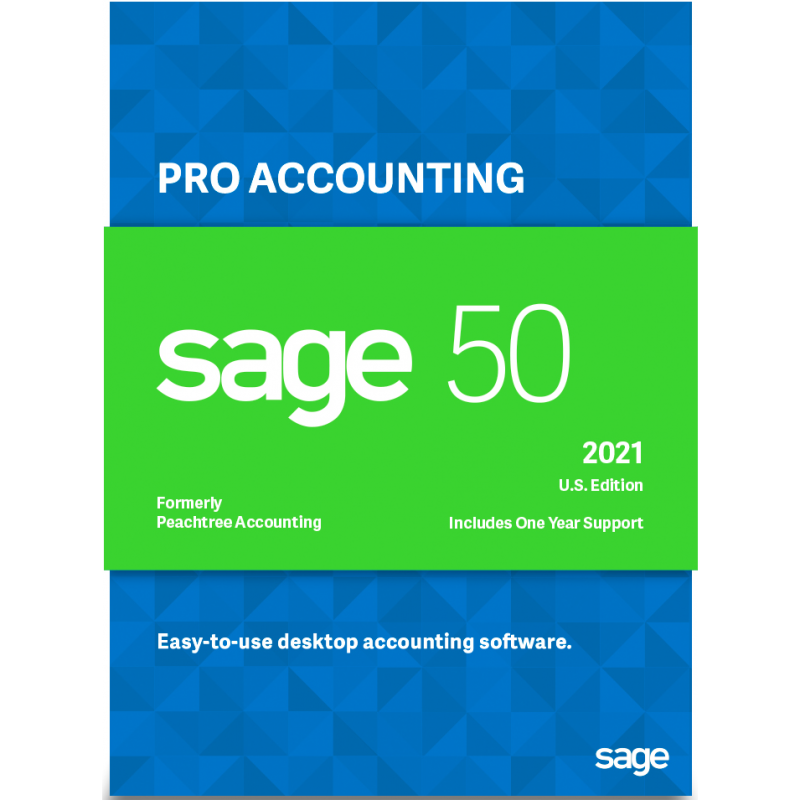 Sage 50 Pro Accounting 1 User 2021 US Edition TransNational Computer LLC