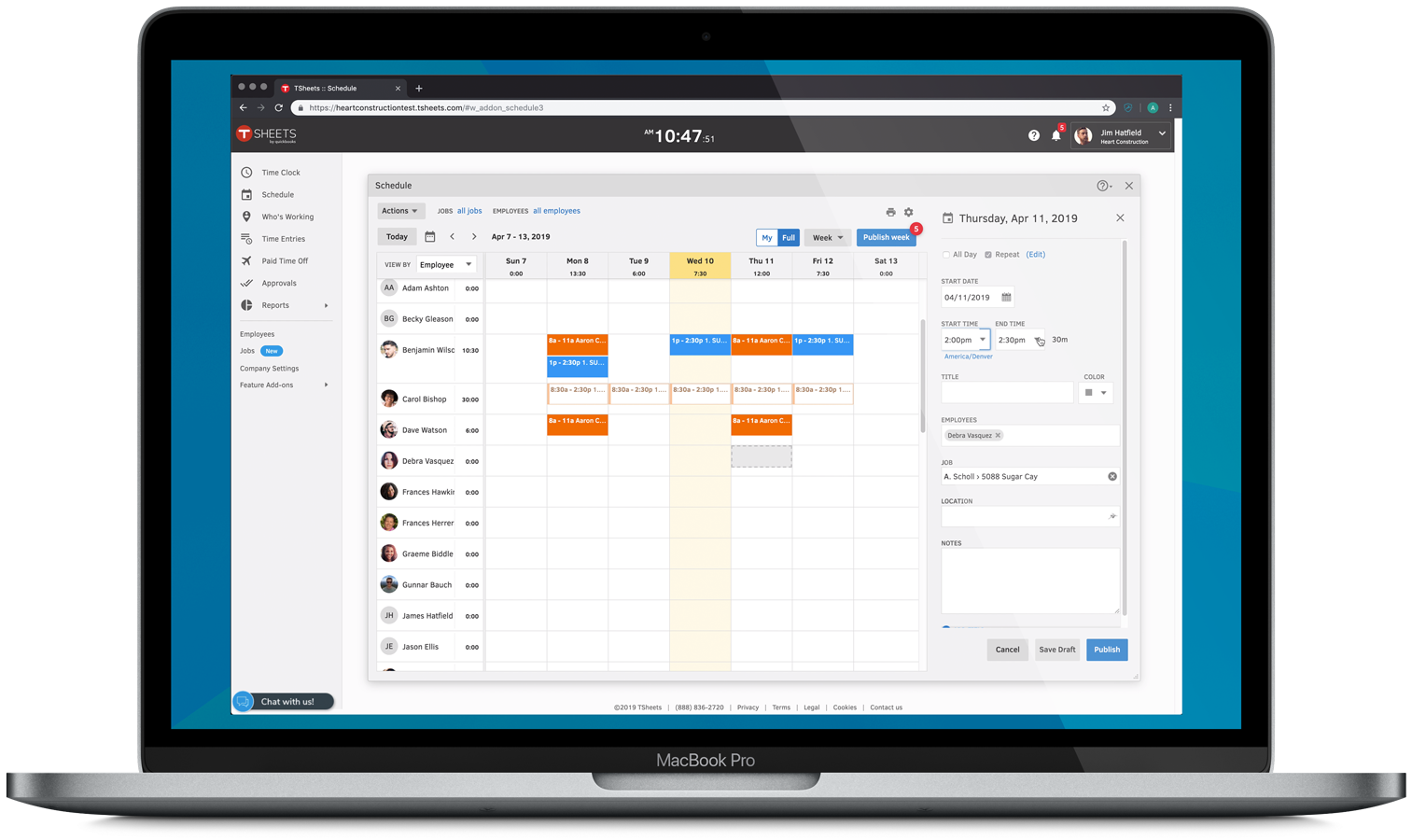 Jobs scheduling software quickbooks