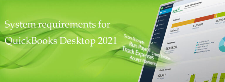 Computer Requirements To Run Quickbooks